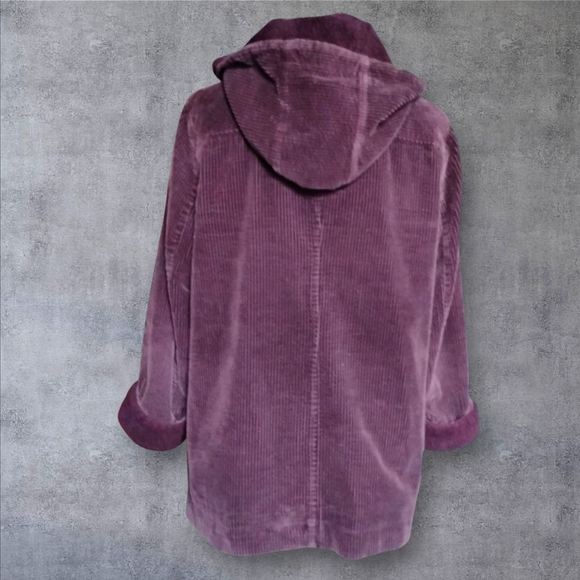 J. Jill Heritage Collection Cord Coat Petite Medium - Picture 2 of 6